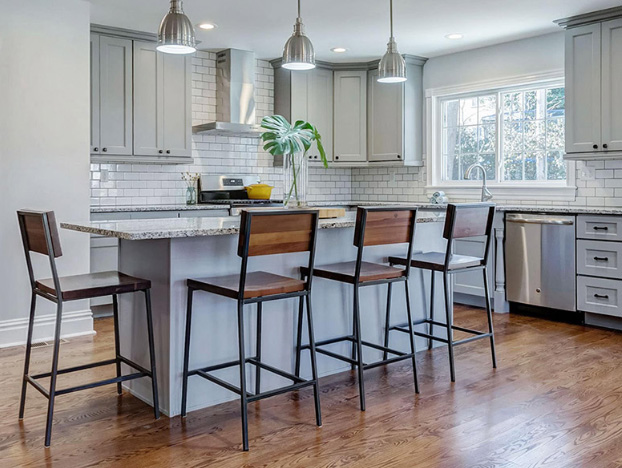 grey shaker kitchen