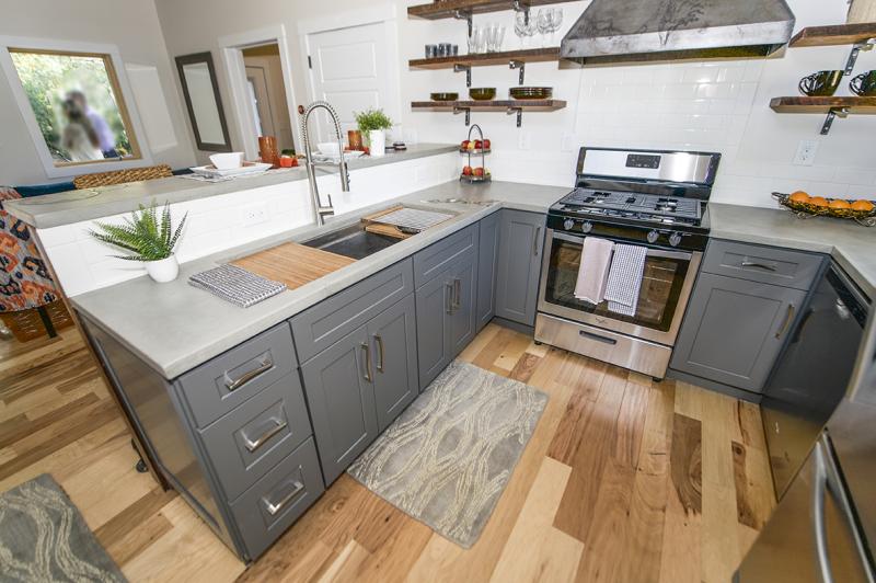 grey shaker kitchen